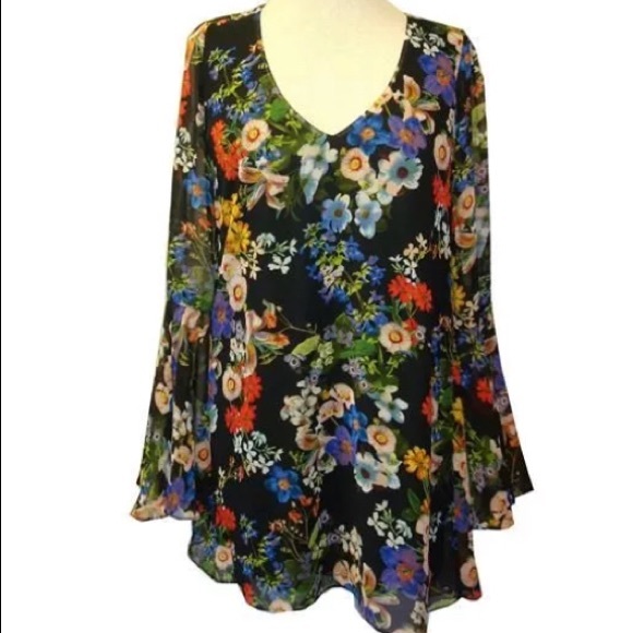 Show Me Your Mumu Barry Night Floral Tunic / Dress - Picture 3 of 6